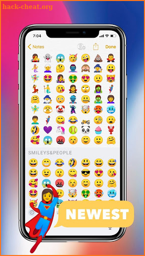 Emoji phone X for Android screenshot