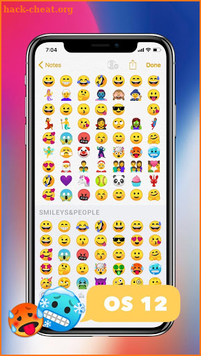 Emoji phone X for Android screenshot