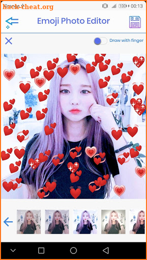 Emoji Photo Editor 💙 (Emoji & Crown Heart Emoji) screenshot