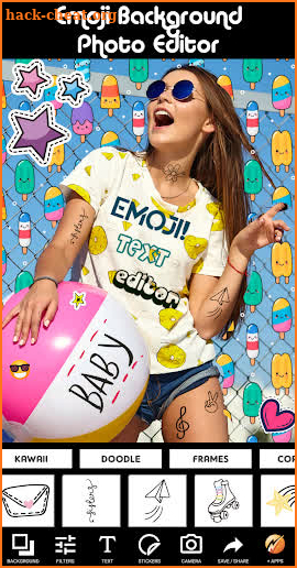 Emoji Photo Editor - Emoji Background Photo screenshot