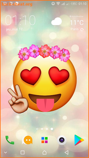 Emoji wallpapers - Cute & kawaii backgrounds - screenshot