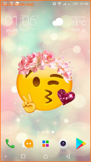 Emoji wallpapers - Cute & kawaii backgrounds - screenshot