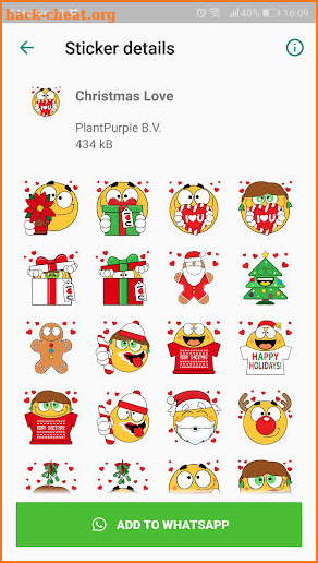 Emojidom Christmas & New Year (WAStickerApps) screenshot