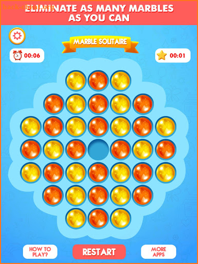 Emojis Marble Solitaire - Classic Peg Solitaire screenshot