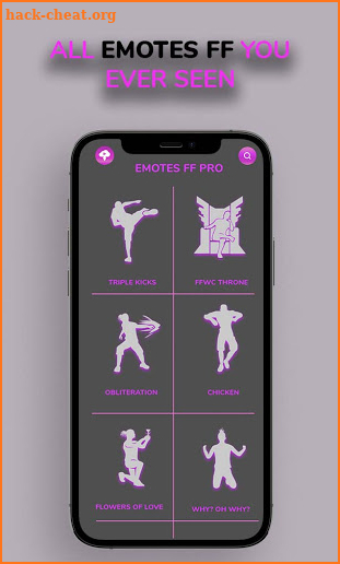 EmotesFF PRO | Dances & Emotes Battle Royale screenshot