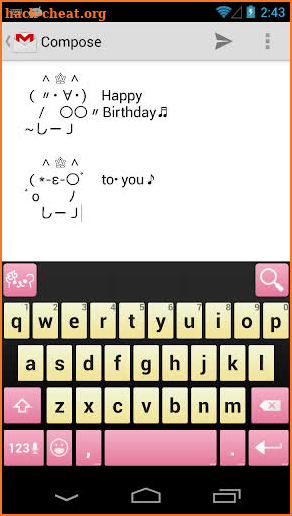 Emoticon Keyboard (with Emoji) screenshot