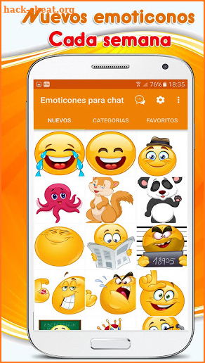 Emoticons for whatsapp emoji Pro screenshot