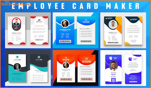 Employee ID Card Maker screenshot