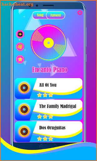 Encanto Piano game song screenshot