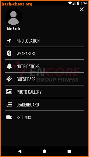 Encore Group Fitness screenshot