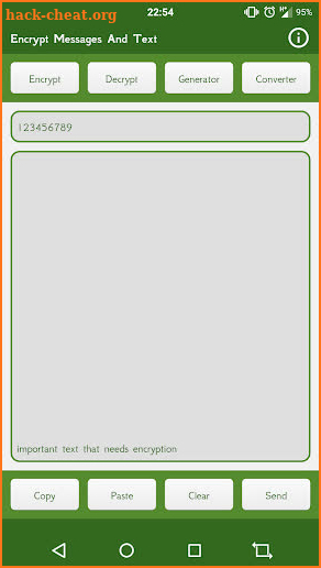 Encrypt Messages And Text screenshot