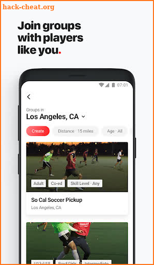 ENDALGO - Find Soccer Near You screenshot