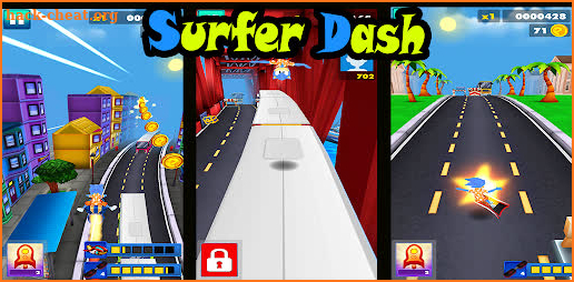 Endless escaping game Surfer Dash screenshot