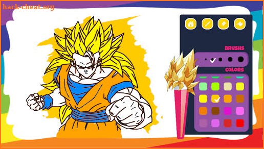 Endless Super Dragon Ball Coloring Book 2019 screenshot