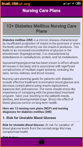 Endocrine and Metabolic Nursing Care Plans screenshot