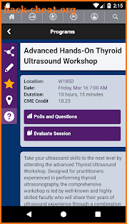 Endocrine Society Meetings screenshot