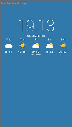 Energetic theme for Chronus Weather Icons screenshot