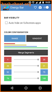 Energy Bar - A pulsating Battery indicator! screenshot