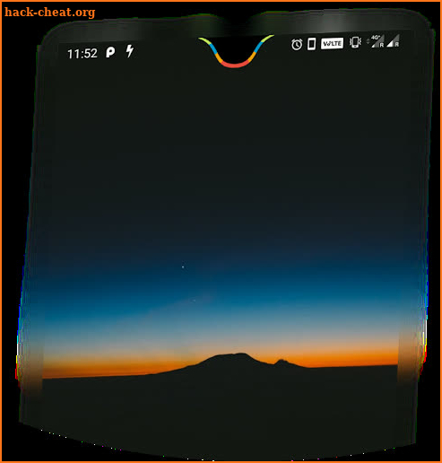 Energy Notch - camera notch as battery indicator! screenshot