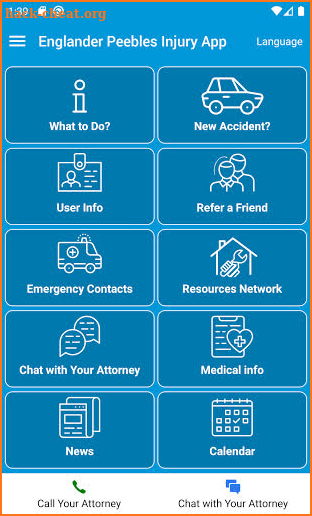 Englander Peebles Injury App screenshot