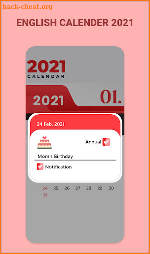 English calendar 2021 - English Panchang 2021 screenshot