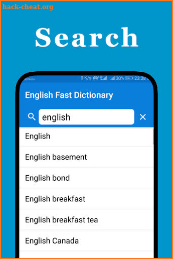 English Fast Dictionary screenshot