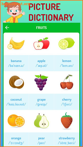 English for Kids Offline screenshot