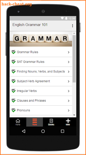 English Grammar 101 screenshot