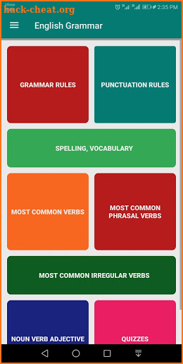 English Grammar & Punctuation (Practice & Test) screenshot