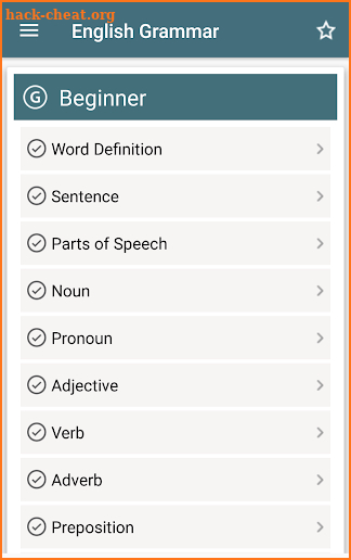 English Grammar Complete Handbook screenshot