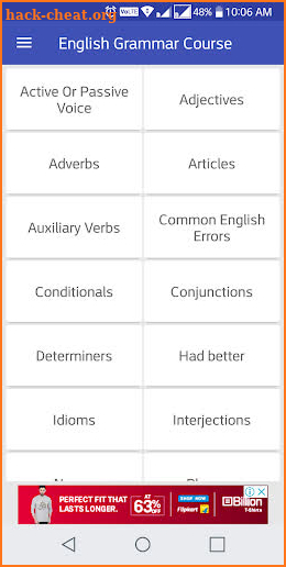 English Grammar Course - New 2018 screenshot