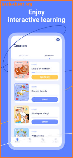 English Idioms and Phrases screenshot