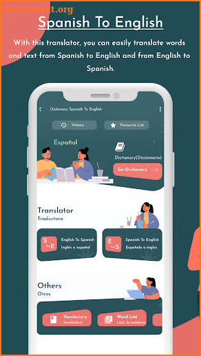 English Spanish Translator screenshot