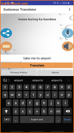 English-Sudanese Translator screenshot