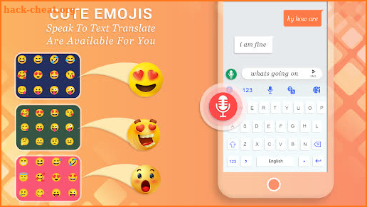 English Voice Typing Keyboard screenshot