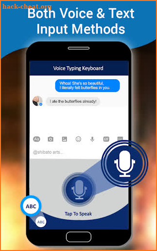 English Voice Typing Keyboard – Speak to text screenshot