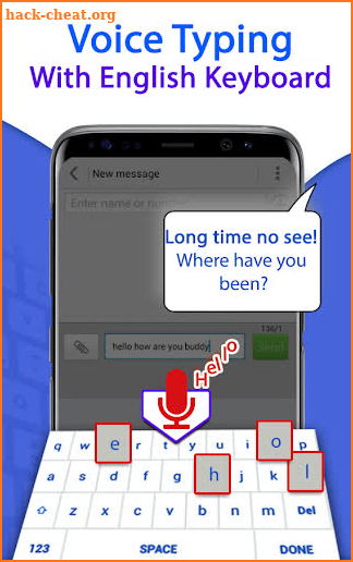 English Voice Typing Keyboard – Type by Voice screenshot