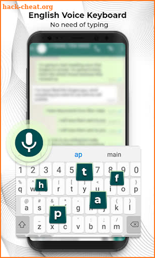 English Voice Typing Keyboard - Voice to text screenshot