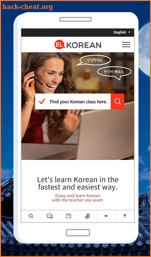 Enjoy and Learn Korean online with Korean teachers screenshot