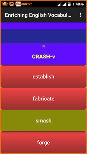 Enriching English Vocabulary 3 screenshot