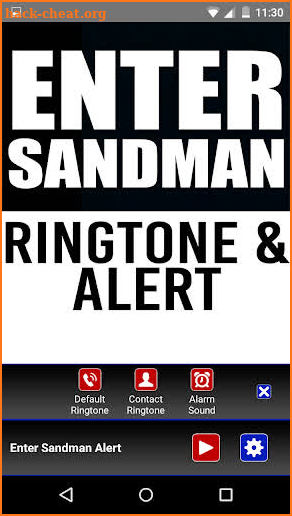 Enter Sandman Ringtone & Alert screenshot