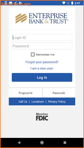 Enterprise Bank & Trust Mobile screenshot