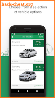 Enterprise Rent-A-Car screenshot