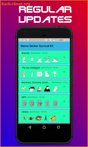 Epic Meme Stickers Collection - WAStickerApps screenshot