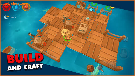 Epic Raft: Fighting Zombie Shark Survival Games screenshot