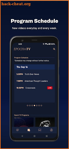 Epoch TV screenshot