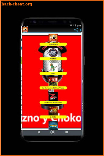 erazno y la chokolata - radio screenshot