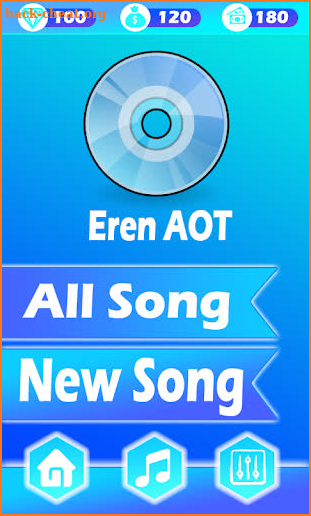 Eren Yeager AOT Piano Tiles screenshot