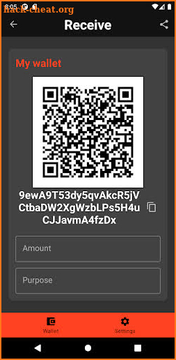 Ergo Wallet App screenshot