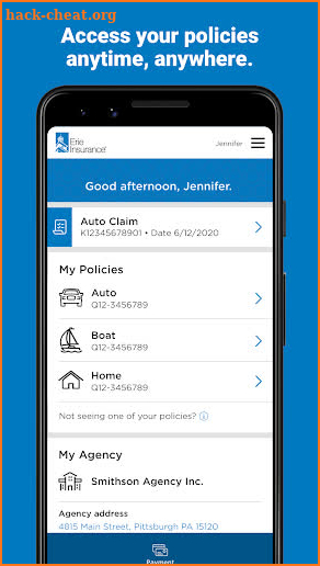 Erie Insurance Mobile screenshot